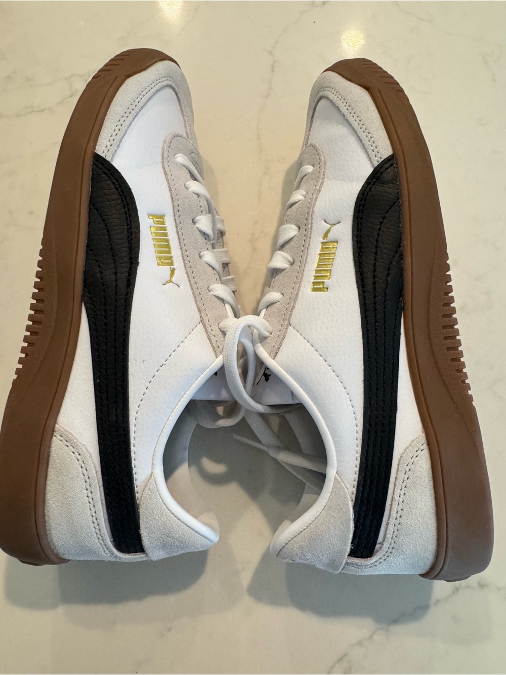 New Puma sneakers with gum soles
